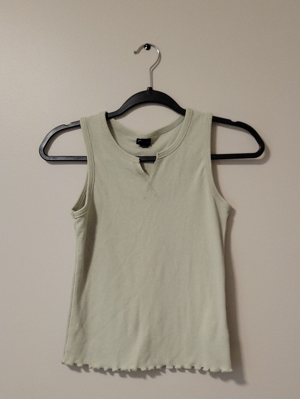 art class Light Sage Ribbed Tank Top for Kids